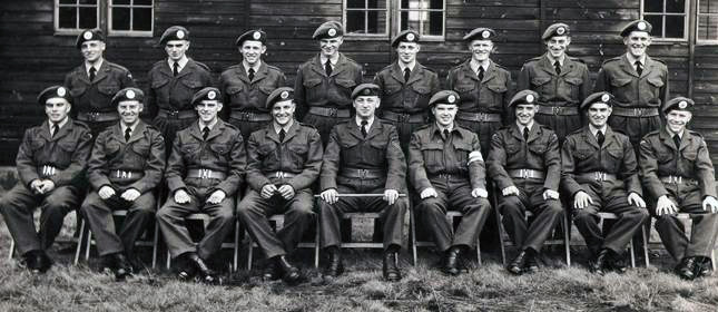 Terry drill corporal, front centre - circa 1955